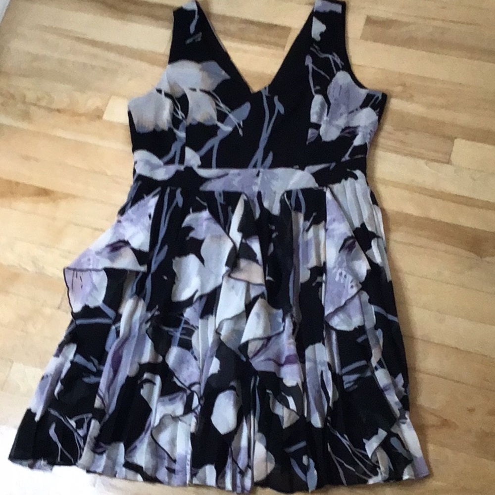 Flowy and floral Le Château dress